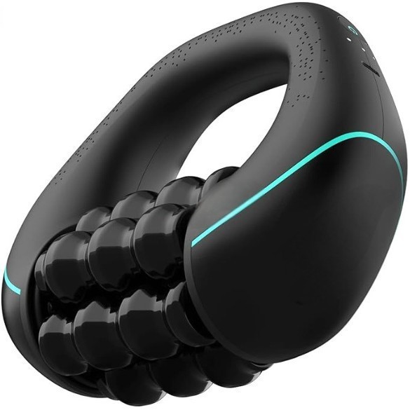 Mini Rolling Percussive Massager Whole Body Fatigue Relief Deep Tissue And Muscle Recovery Rechargeable Powerful 3-Speed Spin - Image 2