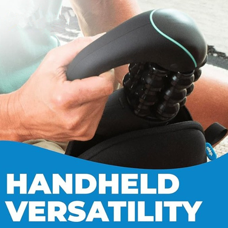 Mini Rolling Percussive Massager Whole Body Fatigue Relief Deep Tissue And Muscle Recovery Rechargeable Powerful 3-Speed Spin - Image 3