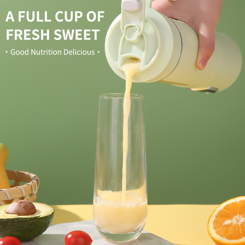 Portable Rechargeable Juice Blender Compact Handheld Electric Smoothie Maker For Travel Office Home - Image 4