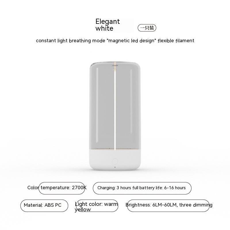 New LED Camping Light Type-c Rechargeable Portable Night Light With High Transparency And Anti Drop Creative Atmosphere Light - Image 5